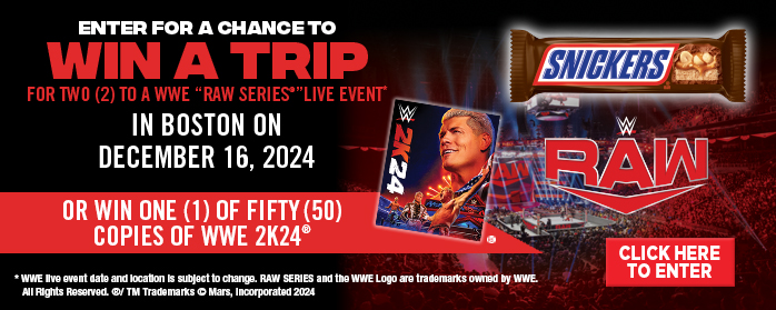 MARS WWE Sweepstakes